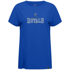 Kansas City Royals Levelwear Women's Influx Journey T-Shirt - Royal - MLB Lifestyle