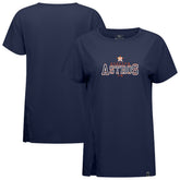 Houston Astros Levelwear Women's Influx Journey T-Shirt - Navy - MLB Discount