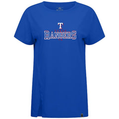 Texas Rangers Levelwear Women's Influx Journey T-Shirt - Royal - MLB on Sale