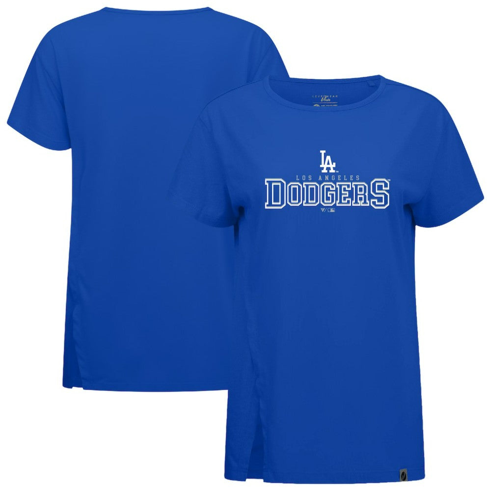 Los Angeles Dodgers Levelwear Women's Influx Journey T-Shirt - Royal - MLB Lifestyle