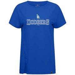 Los Angeles Dodgers Levelwear Women's Influx Journey T-Shirt - Royal - MLB Lifestyle