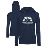 Seattle Mariners Levelwear Women's Relay Banner Arch Long Sleeve T-Shirt Hoodie - Navy - MLB Online