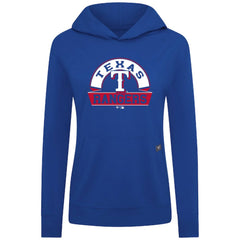 Texas Rangers Levelwear Women's Relay Banner Arch Long Sleeve T-Shirt Hoodie - Royal - MLB Online