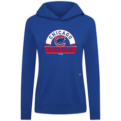 Chicago Cubs Levelwear Women's Relay Banner Arch Long Sleeve T-Shirt Hoodie - Royal - MLB Online