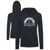 Colorado Rockies Levelwear Women's Relay Banner Arch Long Sleeve T-Shirt Hoodie - Black - MLB Discount