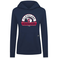 Cleveland Guardians Levelwear Women's Relay Banner Arch Long Sleeve T-Shirt Hoodie - Navy - MLB on Sale