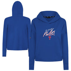 Philadelphia Phillies Levelwear Women's Sweet Sizzle Tri-Blend Hoodie - Royal - MLB Sale