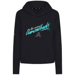 Arizona Diamondbacks Levelwear Women's Sweet Sizzle Tri-Blend Hoodie - Black - MLB Sale