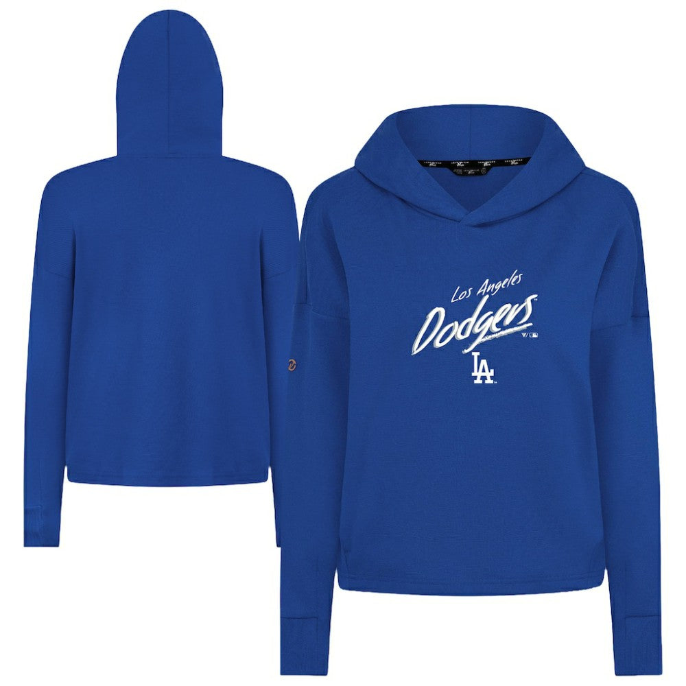 Los Angeles Dodgers Levelwear Women's Sweet Sizzle Tri-Blend Hoodie - Royal - MLB Lifestyle