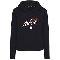 Houston Astros Levelwear Women's Sweet Sizzle Tri-Blend Hoodie - Black - MLB Lifestyle