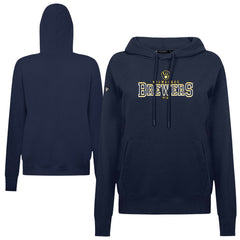 Milwaukee Brewers Levelwear Women's Adorn Journey Hoodie - Navy - MLB Lifestyle