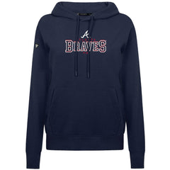 Atlanta Braves Levelwear Women's Adorn Journey Hoodie - Navy - MLB Sale