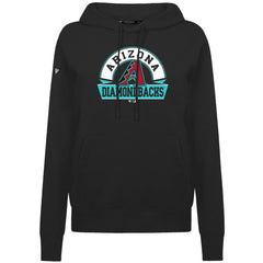 Arizona Diamondbacks Levelwear Women's Adorn Banner Arch Hoodie - Black - MLB Lifestyle