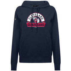 Cleveland Guardians Levelwear Women's Adorn Banner Arch Hoodie - Navy - MLB Sale
