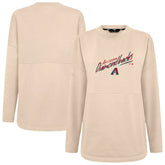 Arizona Diamondbacks Levelwear Women's Oversized Beaudry Sizzle Top - Khaki - MLB Online