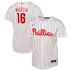 Brandon Marsh Philadelphia Phillies Nike Youth Home Replica Jersey - White - Nike Lifestyle
