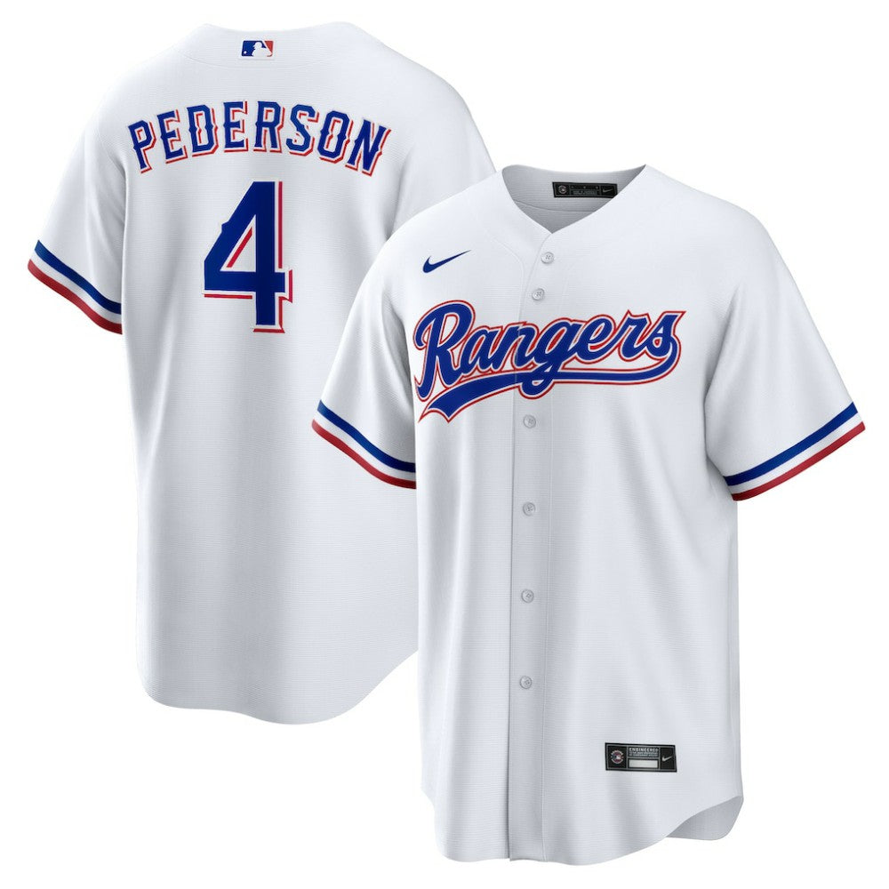 Joc Pederson Texas Rangers Nike Youth Home Replica Jersey - White - Nike on Sale