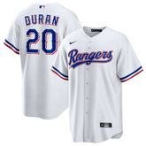 Ezequiel Duran Texas Rangers Nike Youth Home Replica Jersey - White - Nike Online