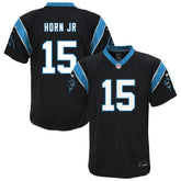Nike Jimmy Horn Jr. Carolina Panthers Youth Team Game Jersey Black