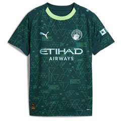 Erling Haaland Manchester City x EA SPORTS FC Youth 2025/26 Fourth Jersey Green - Puma sale