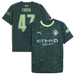 Phil Foden Manchester City x EA SPORTS FC 2025/26 Fourth Jersey Green - Puma outlet