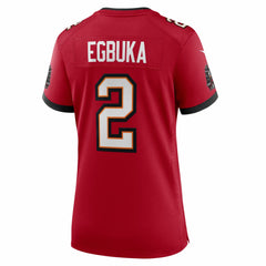 Nike Emeka Egbuka Tampa Bay Buccaneers Women's Team Game Jersey Red