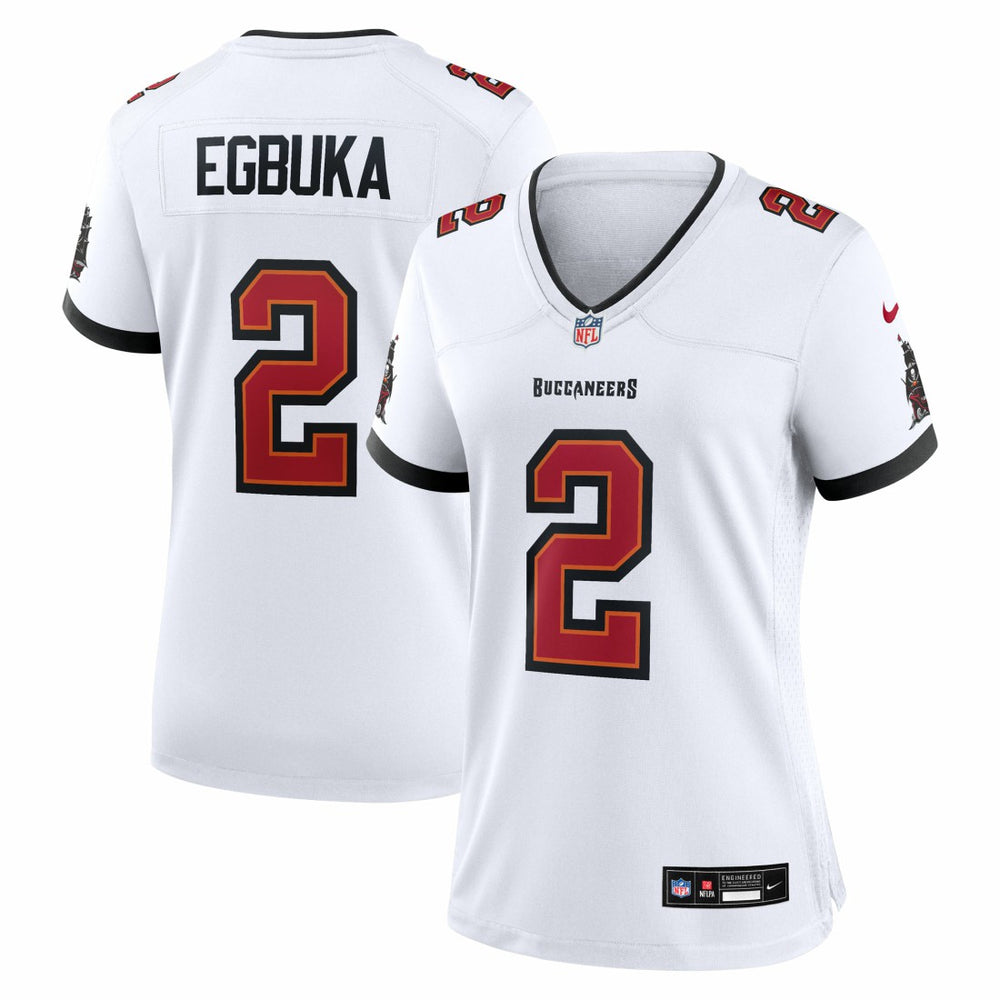 Nike Emeka Egbuka Tampa Bay Buccaneers Women's Game Jersey White