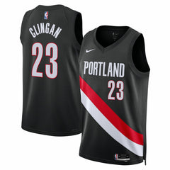 Donovan Clingan Portland Trail Blazers Unisex Swingman Jersey Icon Edition Black | Nike online