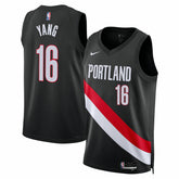 Yang Hansen Portland Trail Blazers Unisex Swingman Jersey Icon Edition Black | Nike Near Me