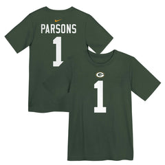 Nike Micah Parsons Green Bay Packers Preschool Name & Number T-Shirt Green