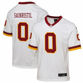 Nike Mike Sainristil Washington Commanders Youth Alternate 2 Game Jersey White