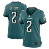 Nike Jahan Dotson Philadelphia Eagles Women's Team Game Jersey Midnight Green
