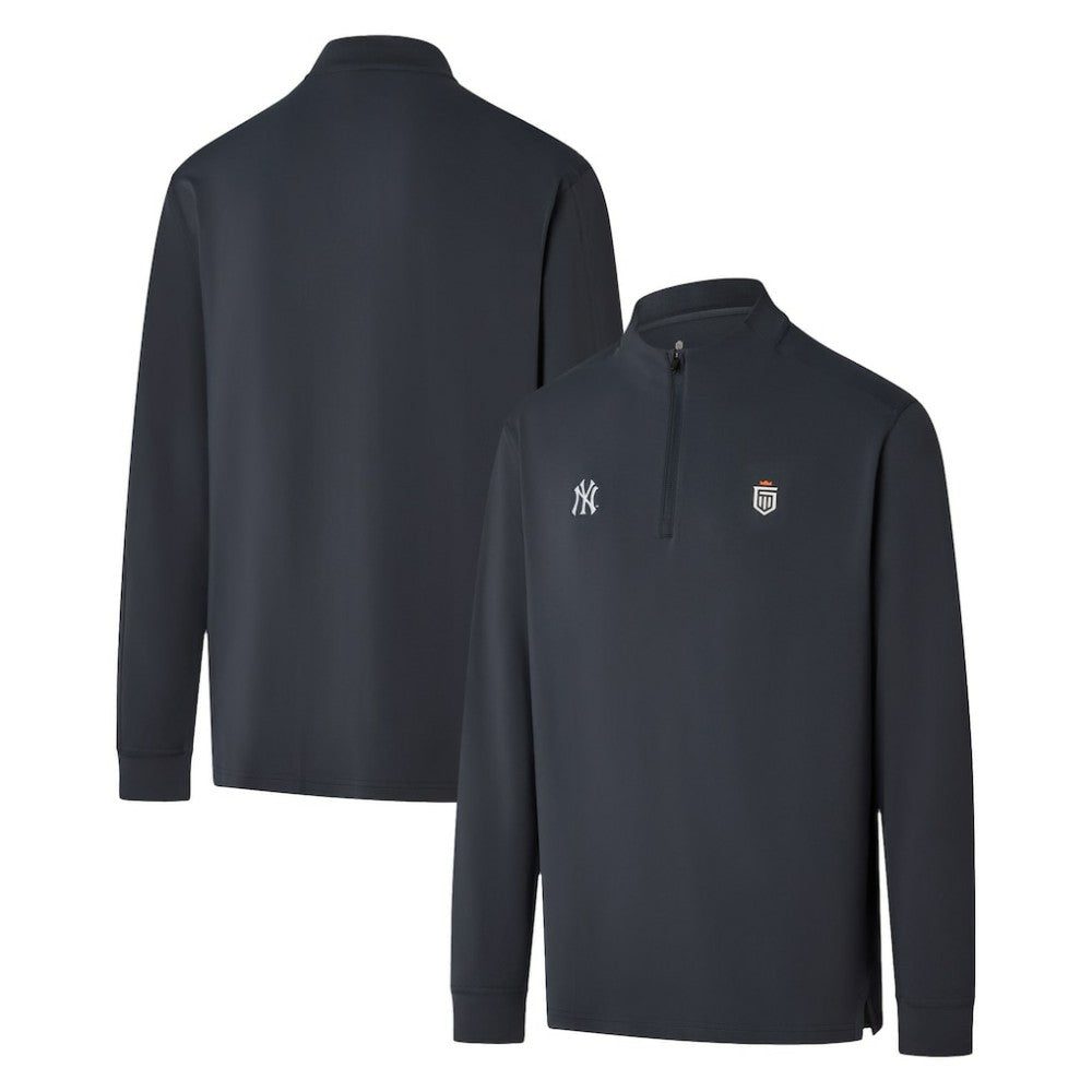 New York Yankees Greatness Wins By Derek Jeter Performance Training Quarter-Zip Top - Navy - MLB Discount