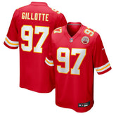 Nike Ashton Gillotte Kansas City Chiefs Team Game Jersey Red