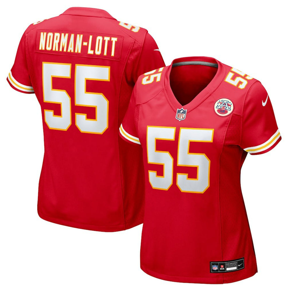 Nike Omarr Norman-Lott Kansas City Chiefs Women's Team Game Jersey Red