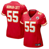 Nike Omarr Norman-Lott Kansas City Chiefs Women's Team Game Jersey Red