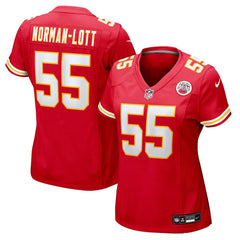 Nike Omarr Norman-Lott Kansas City Chiefs Women's Team Game Jersey Red