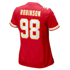 Nike Janarius Robinson Kansas City Chiefs Women's Team Game Jersey Red