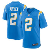 Nike Elijah Molden Los Angeles Chargers Team Game Jersey Powder Blue