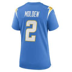 Nike Elijah Molden Los Angeles Chargers Women's Team Game Jersey Powder Blue