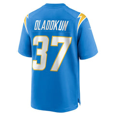 Nike Jordan Oladokun Los Angeles Chargers Team Game Jersey Powder Blue