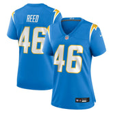 Nike Nikko Reed Los Angeles Chargers Women's Team Game Jersey Powder Blue