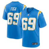 Nike Josh Fuga Los Angeles Chargers Team Game Jersey Powder Blue