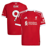 Alexander Isak Liverpool Youth 2025/26 Home Replica Player Jersey Red - Adidas