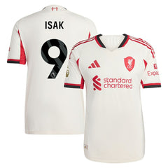 Alexander Isak Liverpool 2025/26 Away Player Jersey White - Adidas sale