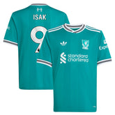 Alexander Isak Liverpool Youth 2025/26 Third Replica Player Jersey Green - Adidas cheap