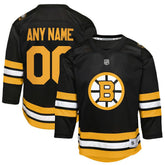 Boston Bruins Youth Home Custom Replica Jersey - Black - NHL 203445705