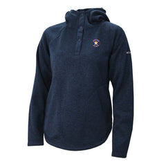 Houston Astros Columbia Women's Half-Snap Pullover Hoodie - Navy - Columbia Lifestyle