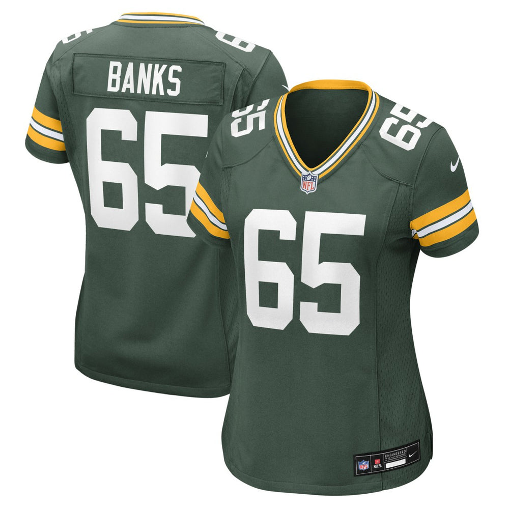 Nike Aaron Banks Green Bay Packers Women's Team Game Jersey Green