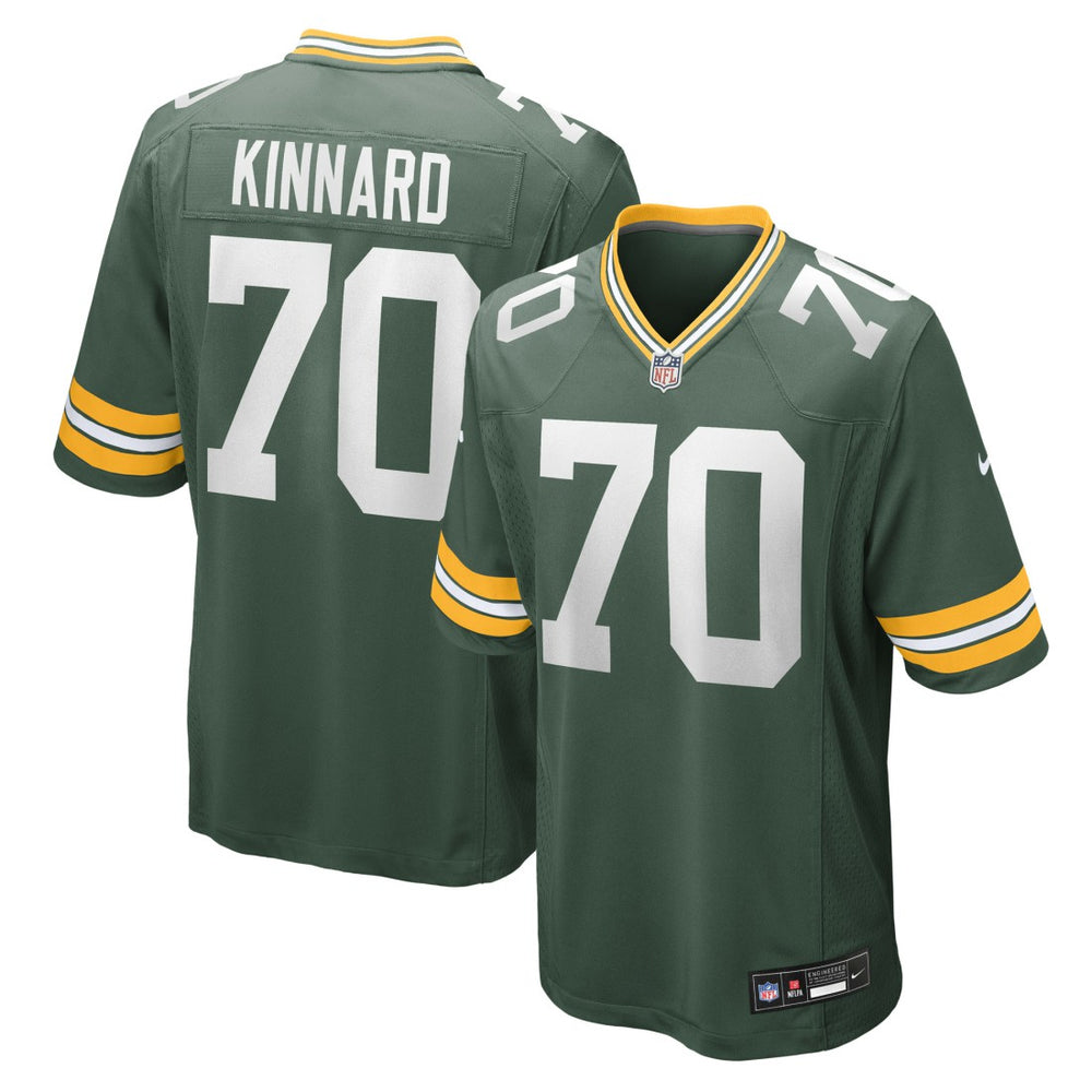 Nike Darian Kinnard Green Bay Packers Team Game Jersey Green